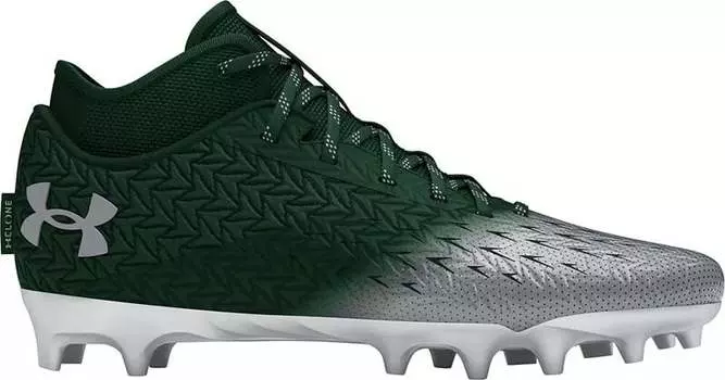 Мужские футбольные бутсы Under Armour Spotlight Clone 4.0 MC, зеленый