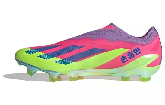 Мужские футбольные кроссовки adidas X Crazyfast.1, Розовый/Зеленый