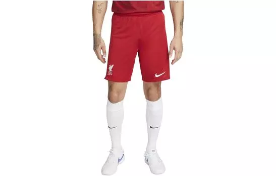 Мужские футбольные шорты Nike, цвет Red and White