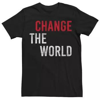 Мужские футболки Fifth Sun Change The World Bold Licensed Character