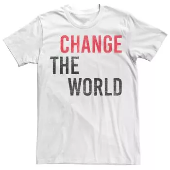 Мужские футболки Fifth Sun Change The World Bold Licensed Character