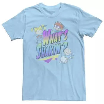 Мужские футболки Nickelodeon Rugrats в винтажном неоновом стиле What's Shakin'? тройник Licensed Character