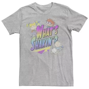 Мужские футболки Nickelodeon Rugrats в винтажном неоновом стиле What's Shakin'? тройник Licensed Character