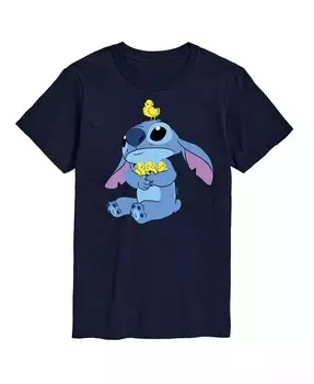 Мужские футболки с коротким рукавом Lilo and Stitch AIRWAVES, синий