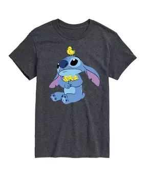 Мужские футболки с коротким рукавом Lilo and Stitch AIRWAVES, серый