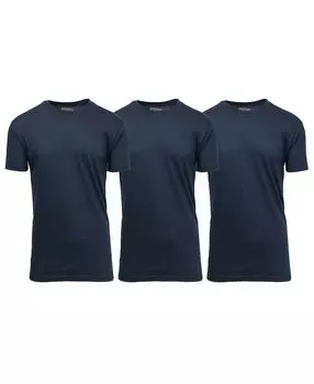 Мужские футболки с круглым вырезом, упаковка из 3 шт. Galaxy By Harvic, синий