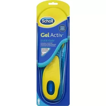 Мужские гелевые стельки Activ на каждый день, Scholl