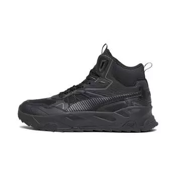 Мужские гибридные кроссовки PUMA Trinity Mid, цвет Black/Black/Cool Dark Gray