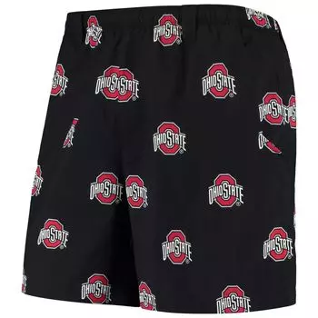 Мужские гибридные шорты Columbia Black Ohio State Buckeyes PFG Backcast II Omni-Shade