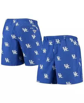 Мужские гибридные шорты PFG Royal Kentucky Wildcats Backcast LI 6 дюймов с омни-оттенком Columbia