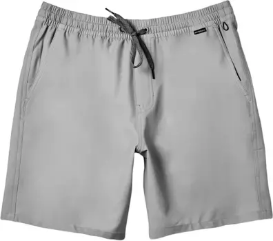 Мужские гибридные шорты Quiksilver Taxer Amphibian 18 дюймов, цвет Quarry