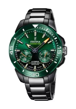 Мужские гибридные умные часы F20646/1 FESTINA, зеленый