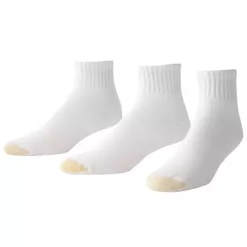 Мужские GOLDTOE 3 шт. Носки Ultra TEC 1/4 Crew