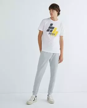 Мужские хлопковые брюки Boss, серый