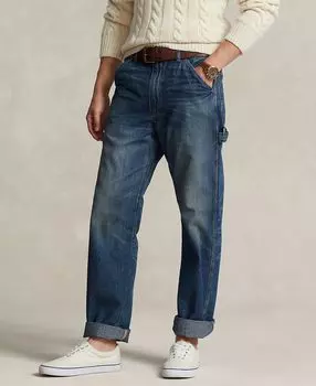 Мужские хлопковые джинсы Carpenter прямого кроя Polo Ralph Lauren