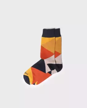 Мужские хлопковые носки с геометрическим принтом Toni Pons, синий