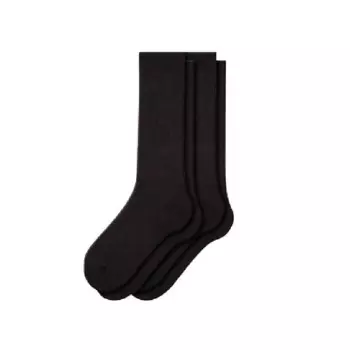 Мужские хлопковые носки Sierra Socks Health для диабетиков, широкая стопа и широкая икра, набор из 2 пар WEAR SIERRA, черный