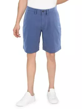 Мужские хлопковые шорты-бермуды классического кроя Polo Ralph Lauren, темно-синий