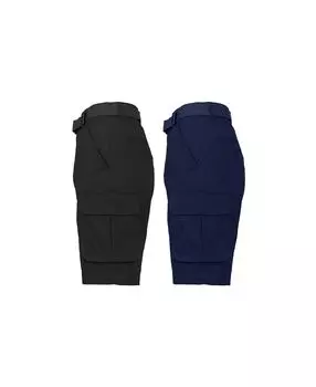 Мужские хлопковые шорты карго без защипов с поясом спереди, упаковка из 2 шт. Galaxy By Harvic