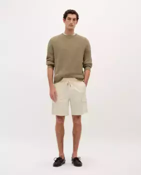 Мужские хлопковые шорты-карго прямого кроя Scalpers, кремовый