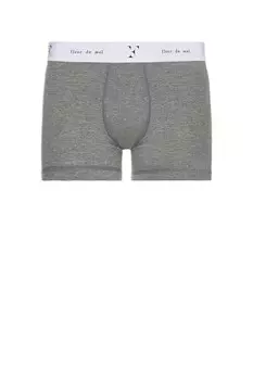 Мужские хлопковые трусы-боксеры из модала Fleur Du Mal, цвет Heather Grey