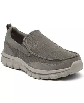 Мужские холщовые повседневные кроссовки без шнурков palmero matthis moc toe от finish line Skechers, мульти