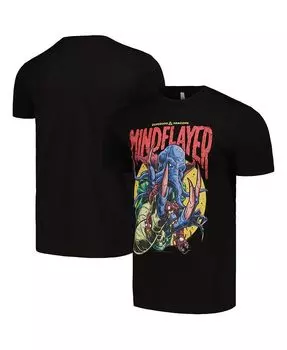 Мужские и женские Black Dungeons & Футболка «Драконы пожирателя разума» Mad Engine, черный