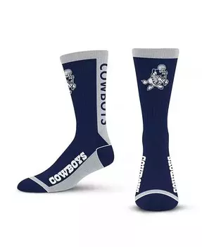 Мужские и женские классические носки Dallas Cowboys Throwback MVP Crew Sock For Bare Feet, синий