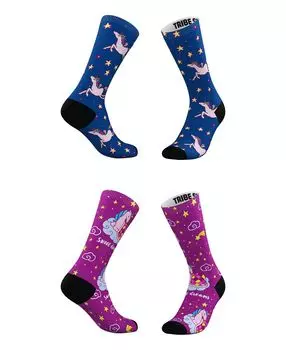 Мужские и женские носки Dreamy Unicorn, набор из 2 шт. Tribe Socks