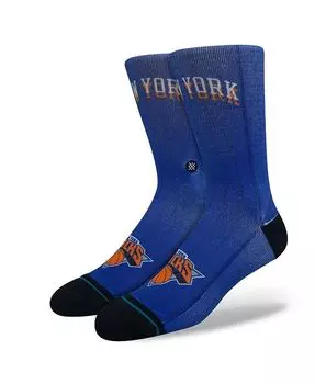 Мужские и женские носки New York Knicks 2023/24 City Edition Crew Stance, синий