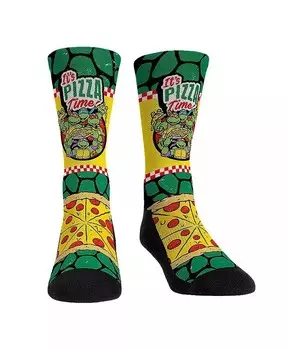Мужские и женские носки Rock Em, носки Teenage Mutant Ninja Turtles Pizza Time Crew Rock 'Em, мультиколор