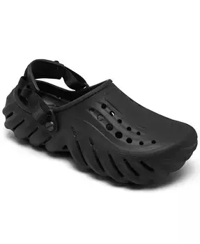Мужские и женские сабо Echo от Finish Line Crocs, черный