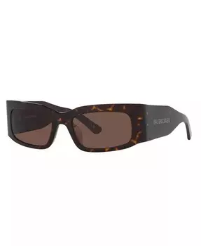 Мужские и женские солнцезащитные очки, BB0328S Balenciaga, коричневый