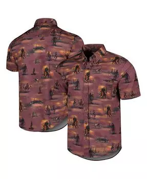 Мужские и женские темно-бордовые кроссовки Yellowstone Tough & Безжалостная рубашка на пуговицах KUNUFLEX RSVLTS, красный