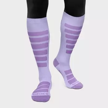 Мужские и женские зимние спортивные носки для сноуборда и лыж Aoraki Violet Lavender SIROKO, цвет blau