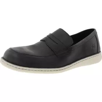 Мужские искусственные туфли без шнурков Born, черный