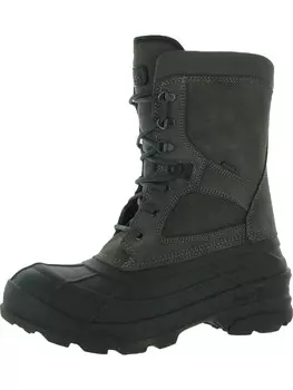 Мужские изолированные рабочие и защитные ботинки на шнуровке Kamik, серый