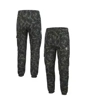 Мужские камуфляжные флисовые брюки с логотипом colorado buffaloes oht в стиле милитари Colosseum