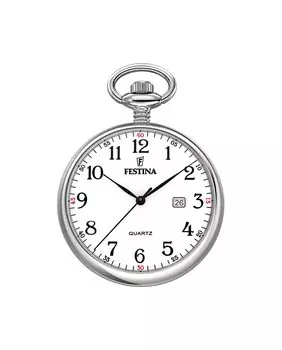 Мужские карманные часы F2019/1 со стальным корпусом Festina, серебро