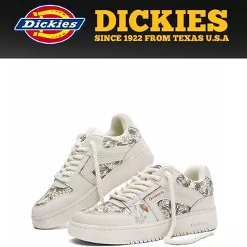 Мужские кеды для скейтбординга Hand Painting Series, низкие, бежевый Dickies
