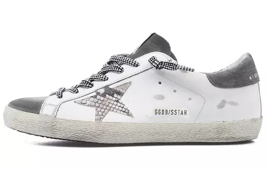 Мужские кеды Golden Goose, серо-белый