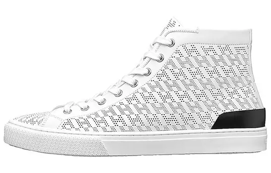 Мужские кеды Hermes высокие, белый