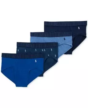 Мужские классические эластичные трусы (4 пары) Polo Ralph Lauren