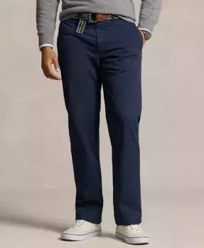 Мужские классические брюки чинос с эластичной тканью Polo Ralph Lauren, синий