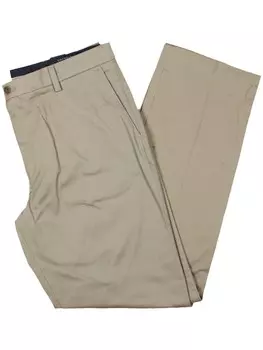 Мужские классические брюки из эластичного хлопка Dockers, бежевый