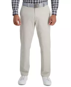 Мужские классические брюки классического кроя из мягкого чиноса Haggar