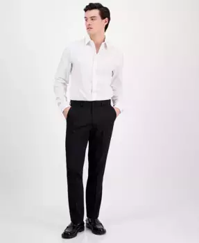 Мужские классические брюки Modern-Fit однотонные DKNY, черный