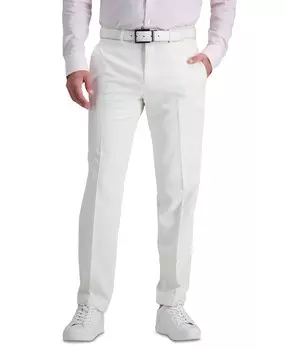 Мужские классические брюки modern-fit в мелкую клетку Kenneth Cole Reaction, белый