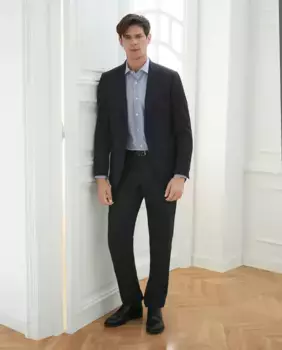 Мужские классические брюки обычного кроя Emidio Tucci, серый