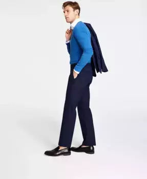 Мужские классические брюки Performance Dress Pants Michael Kors, синий